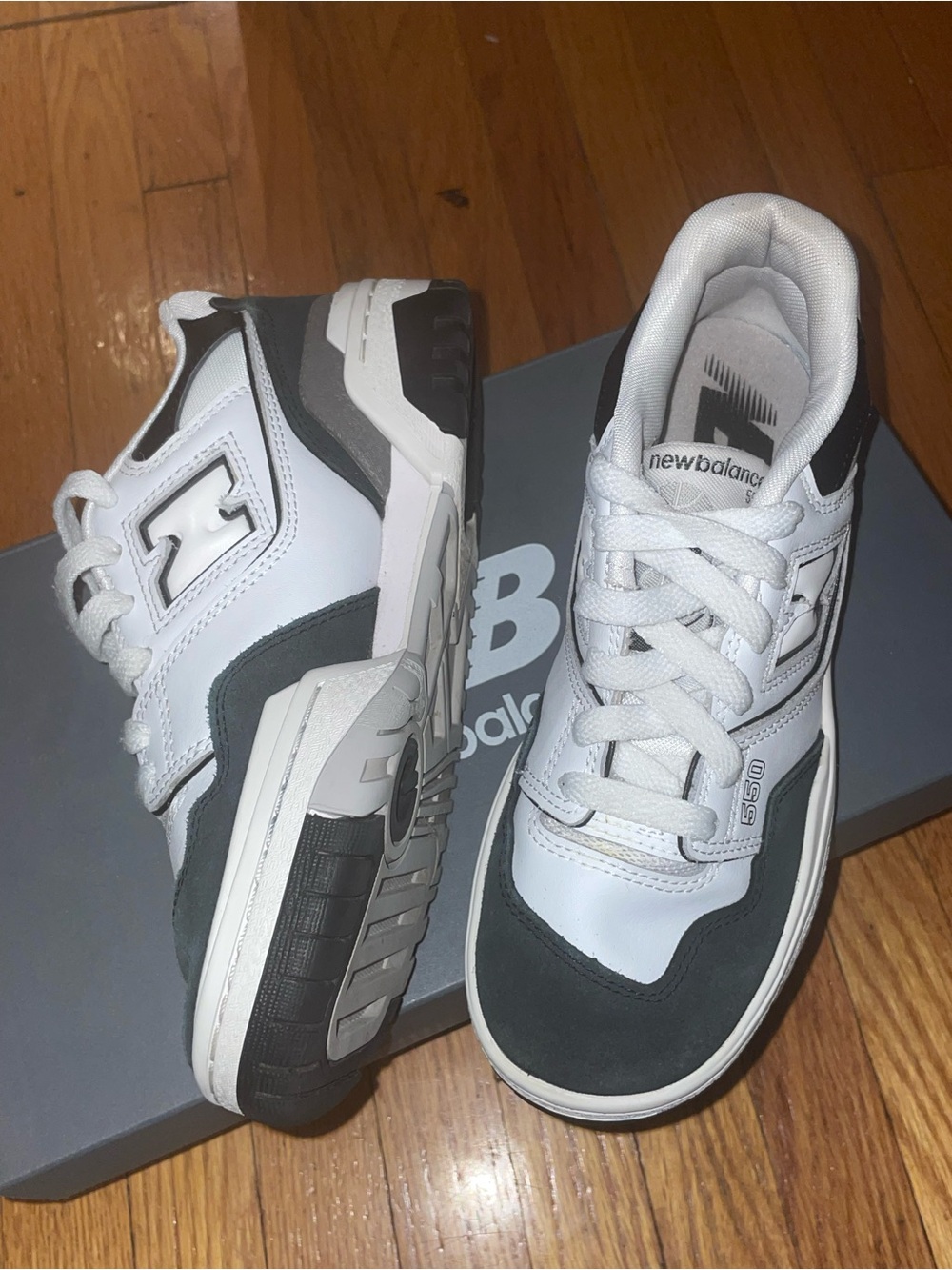 New Balance 550 White and Black